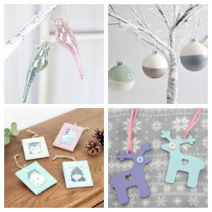 Simple Pastel Christmas Decorations