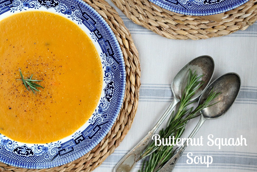 Butternut Squash Soup Recipe Food Photography