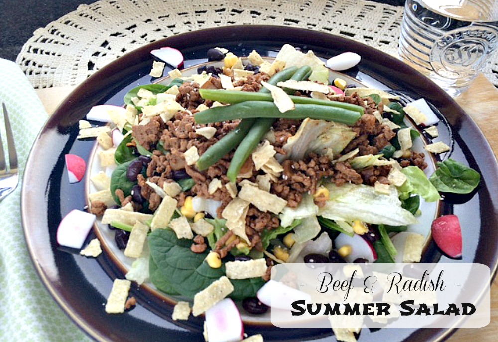 Beef Radish Salad Recipe oxo Good Grips Frying Pan Giveaway 
