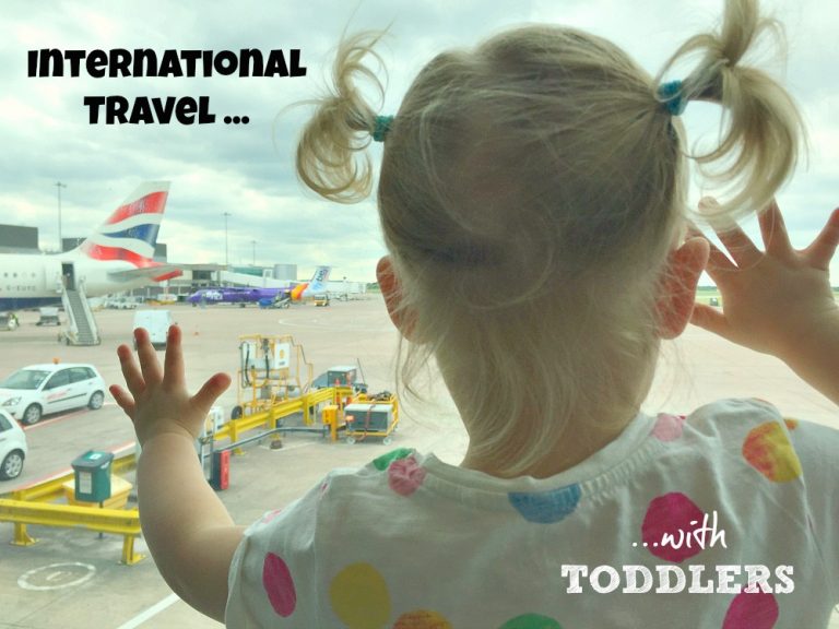 International travel with toddlers