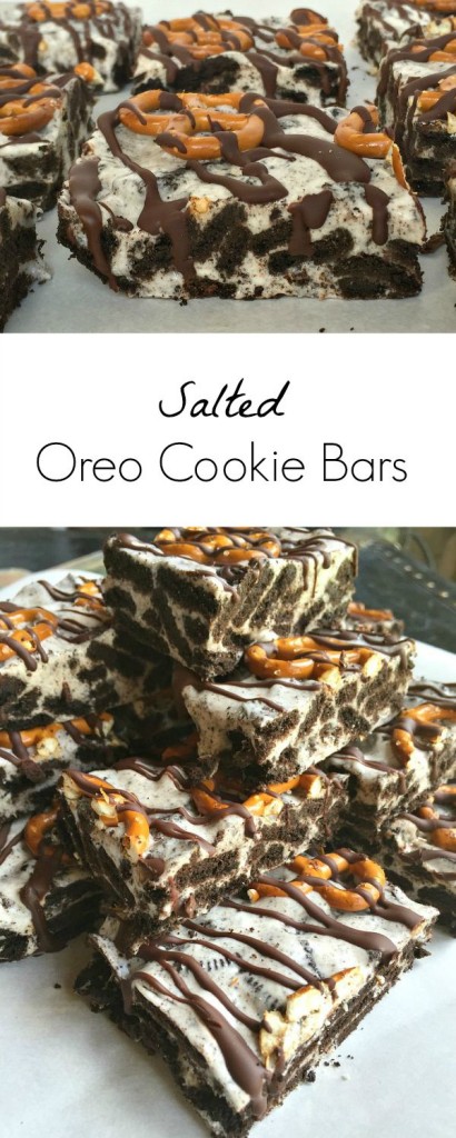 Salted Oreo Cookie Bars Recipe