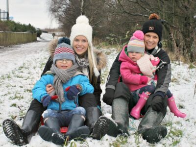 Our first family snow day