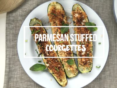 Parmesan Stuffed Courgettes Recipe