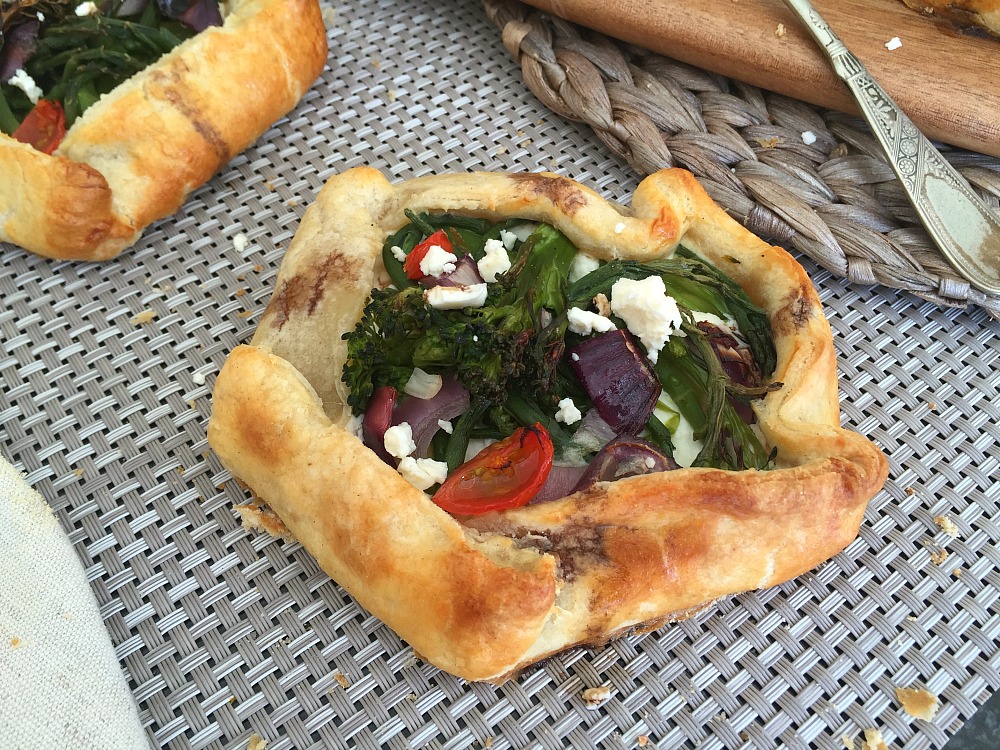 samphire broccoli galettes recipe family easy recipes feta cheese ricotta tomatoes galett