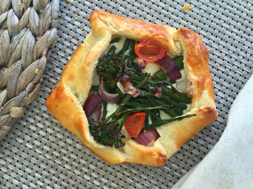 samphire broccoli galettes recipe family easy recipes feta cheese ricotta tomatoes galette