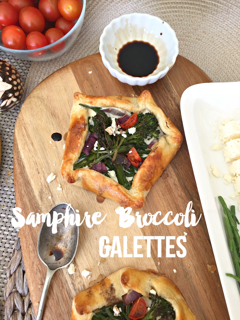 samphire broccoli galettes recipe family easy recipes feta cheese ricotta tomatoes galett