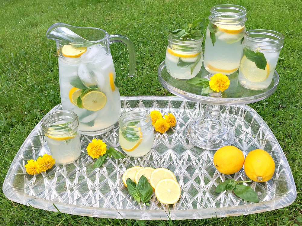 Gin Lemonade & Basil A Summer Cocktail recipe