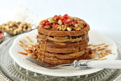 Cinnamon Caramel Cake Batter Pancakes Recipe