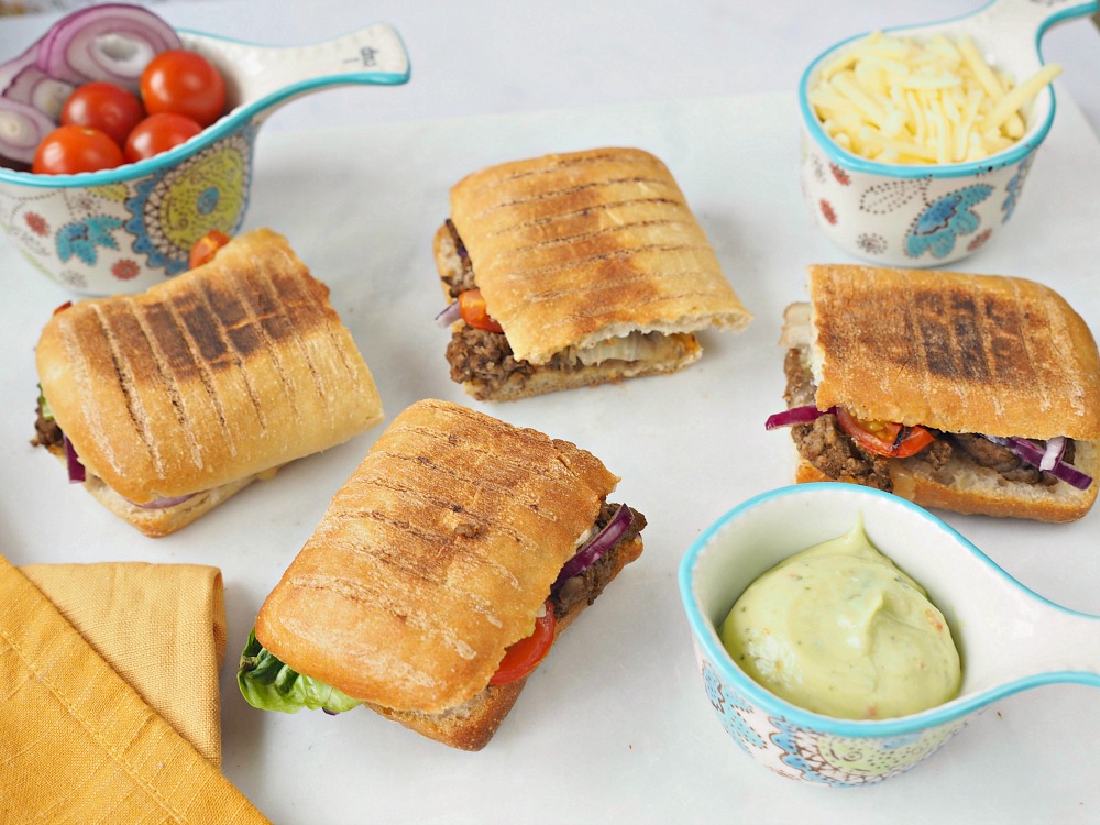 Breville 3 Slice DuraCeramic Sandwich Press Mexican Taco Toasties for British Sandwich Week