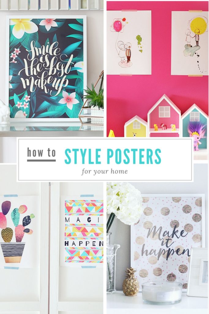 how to style posters in your home posters online