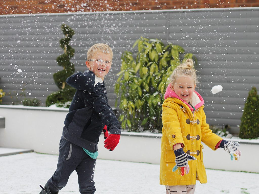 Year of Siblings 2017 December Siblings Project snow day