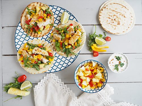 Fish Tacos with Pineapple Salsa