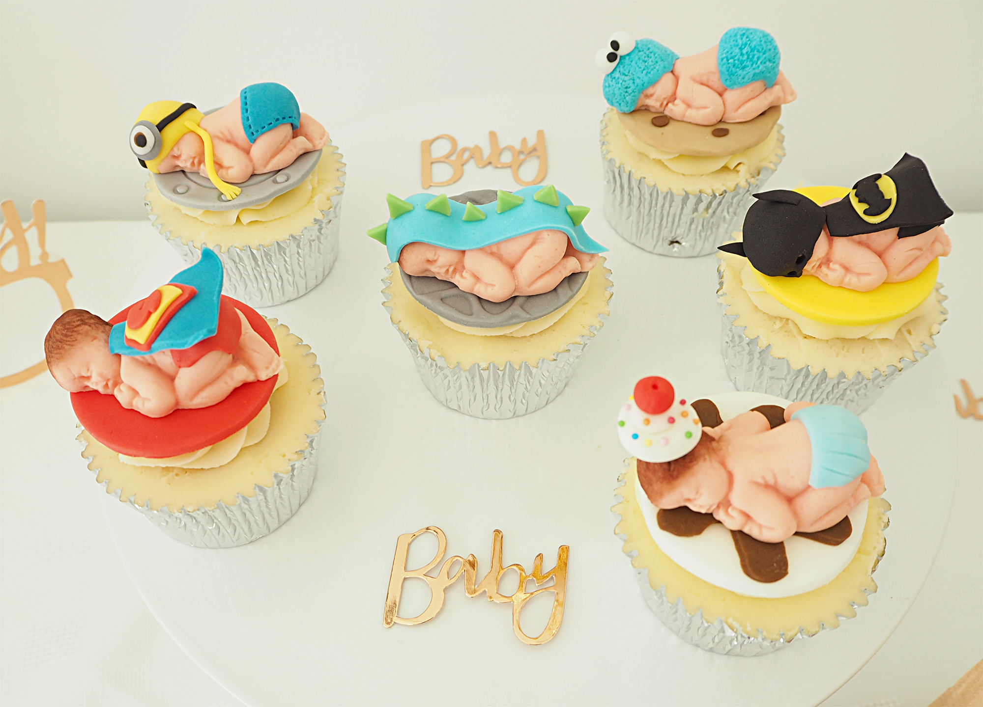 Baby Cupcakes Vanilla Iced Cakes Chorley Baby Shower Beeston Manor Events