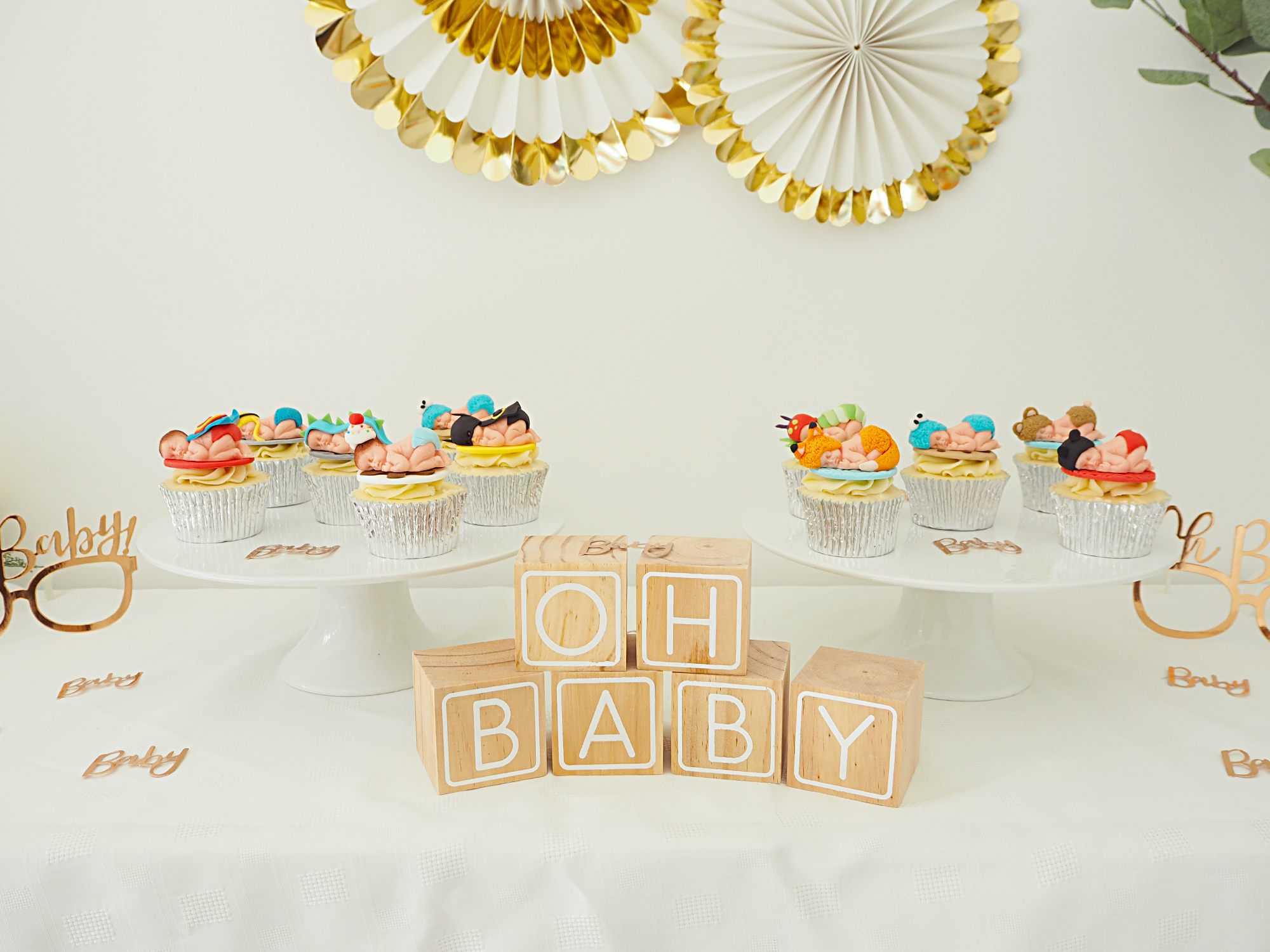 Baby Cupcakes Vanilla Iced Cakes Chorley Baby Shower Beeston Manor Events