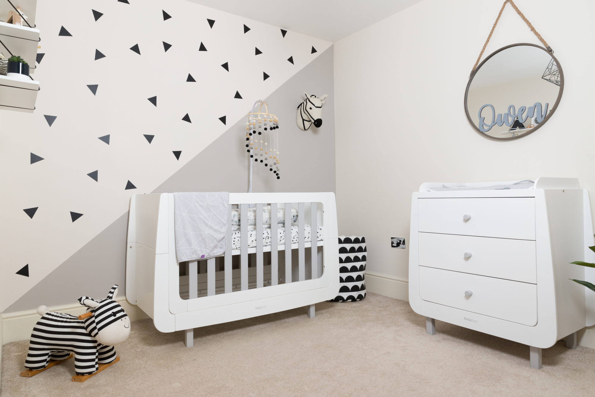 A Baby Nursery Room Tour featuring Snuz