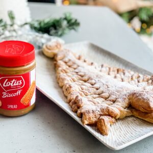 Lotus Biscoff Puff Pastry Christmas Tree