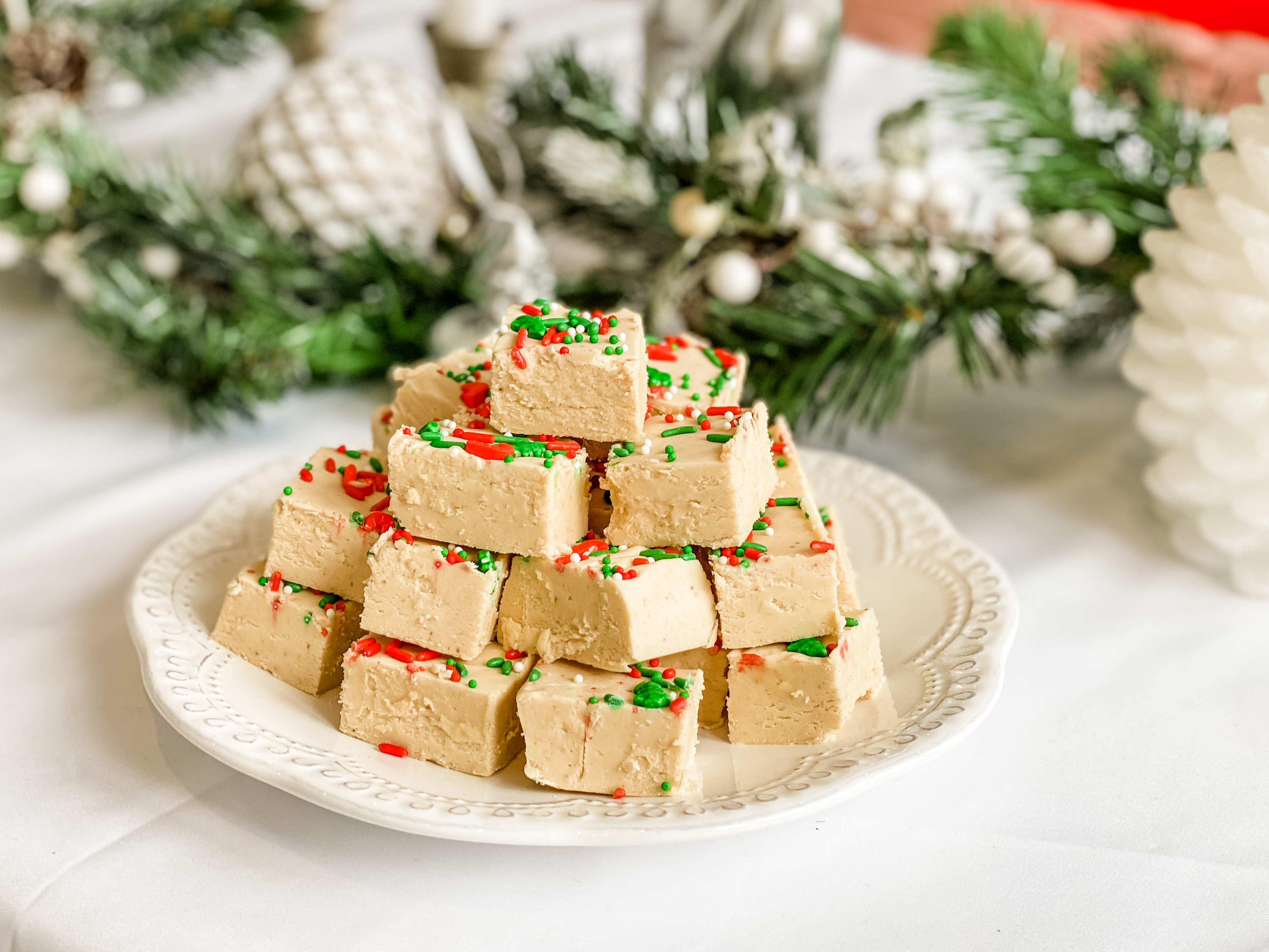 Peppermint White Chocolate Fudge Recipe