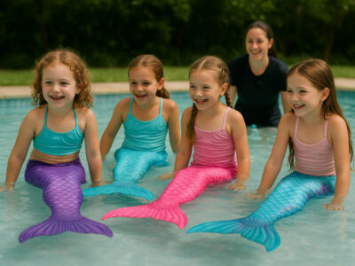 A Magical Mermaid-Themed Birthday Party (With Real Tails!)