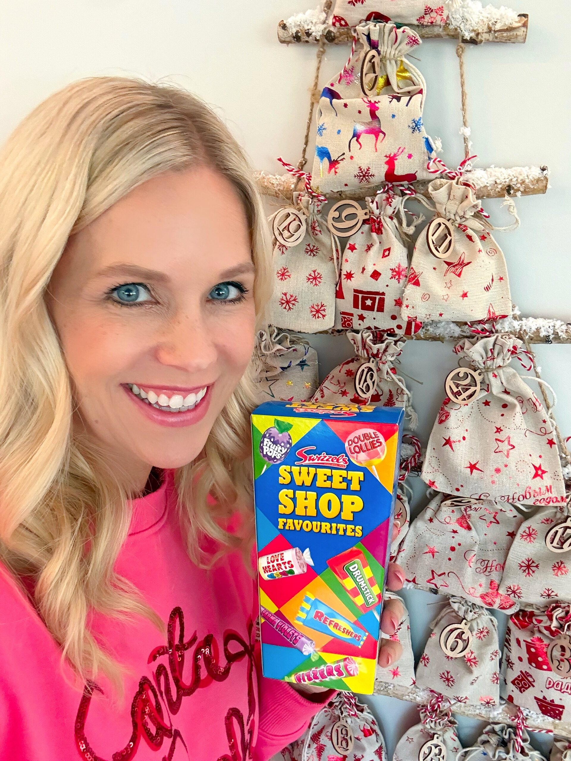 DIY advent calendar with Swizzels Sweets